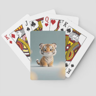 Baralho Retrato Adorável de Tigre para Bebês