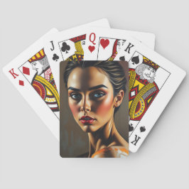 Baralho Retrato Artístico de Alta Qualidade