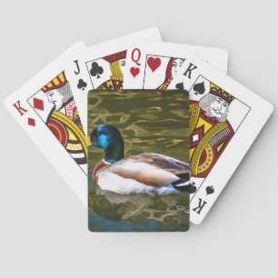 Baralho Retrato Artístico de Pato Mallard