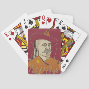 Baralho Retrato De Cabeça E Ombro De Buffalo Bill