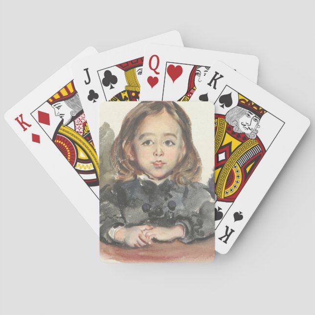 Baralho Retrato de Marie (Garota Justa) (Verso)