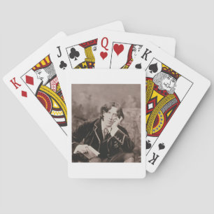 Baralho Retrato de Oscar Wilde (1854-1900), 1882 (pho de