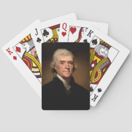Baralho Retrato de Thomas Jefferson (por Rembrandt Peale)