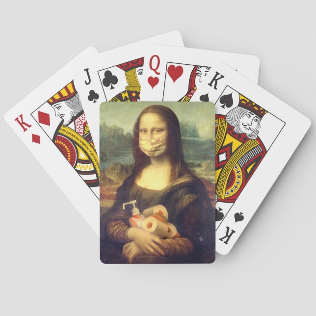 Baralho Retrato do vírus Corona (Verso)