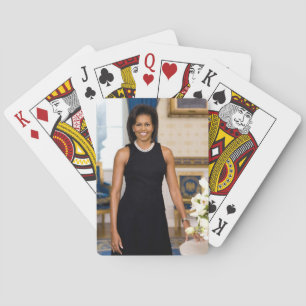 Baralho Retrato Oficial da Primeira Dama Michelle Obama