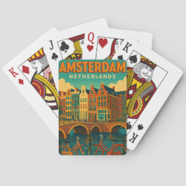 Baralho Retro Amsterdã Holanda