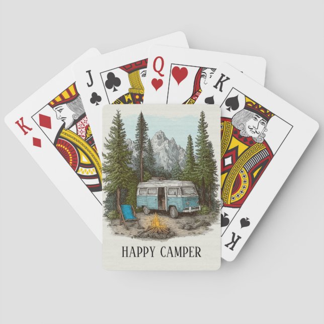 Baralho Retro Happy Camper (Verso)