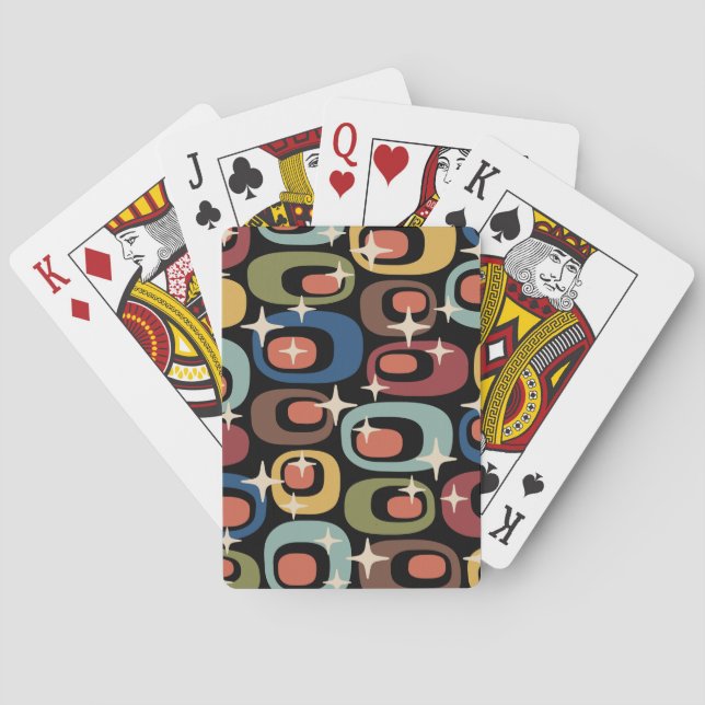 Baralho Retro Mid Century Modern Abstract (Verso)