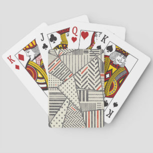 Baralho Retro Patch: Abstrato Geométrico Design