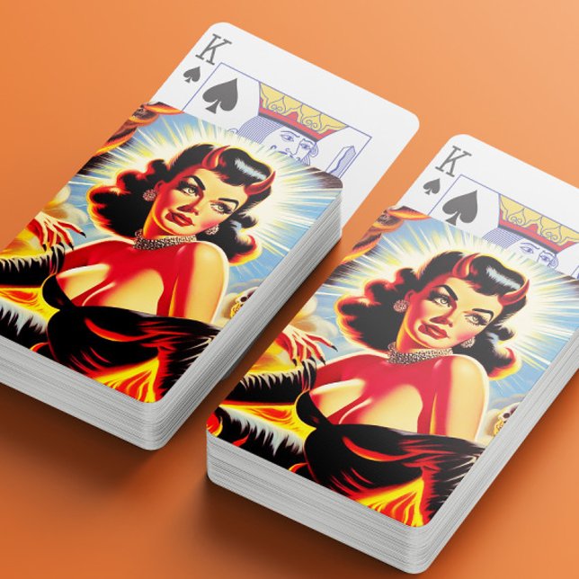 Baralho Retro Pinup Diabólico (Criador carregado)
