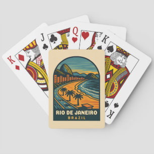 Baralho Retro Viagens vintage Rio de Janeiro Praia do Bras