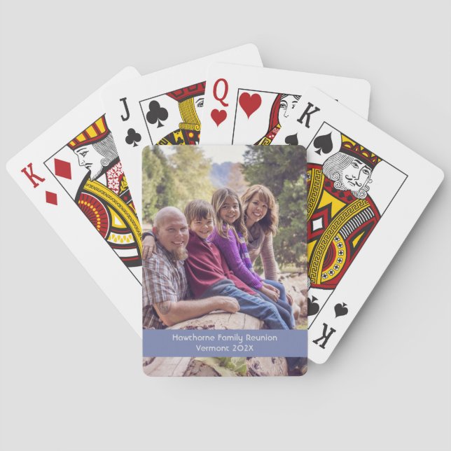 Baralho Reunião familiar Souvenir (Verso)