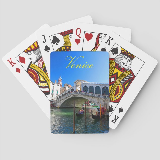 Baralho Rialto Bridge Veneza - Foto Pro (Verso)