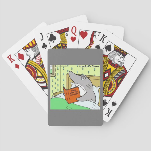 Baralho Rick London Shark Lawyer Funny (Verso)