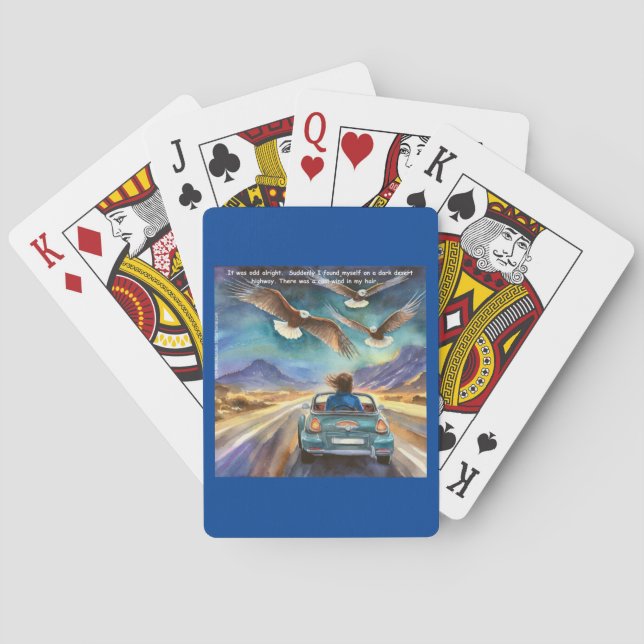 Baralho Rick Londres Dirigindo Na Bengala Escura Engraçada (Verso)