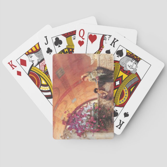 Baralho Rivais inconscientes (por Sir Lawrence Alma-Tadema (Verso)