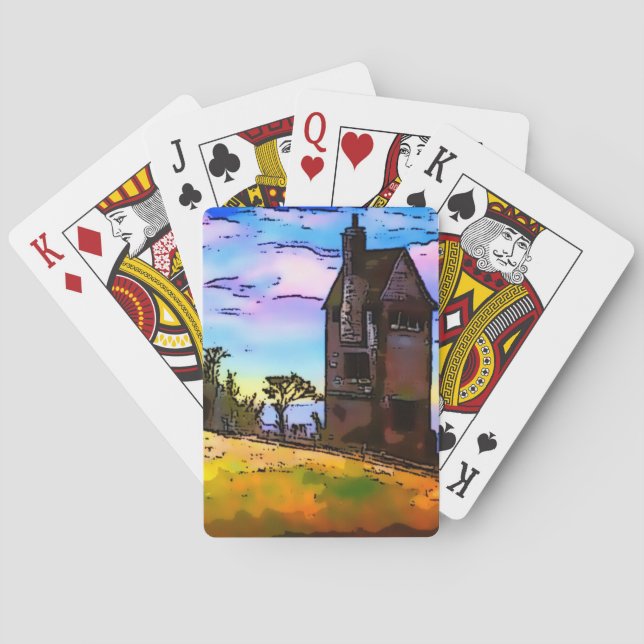 Baralho Rivington Pigeon Tower Leverhulmes Garden Horwich (Verso)