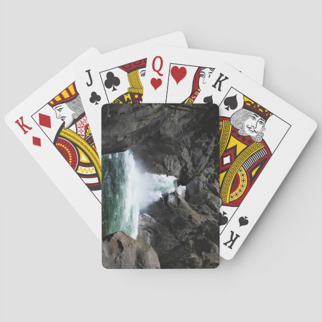 Baralho Roaring River Falls, King's Canyon, CA (Verso)