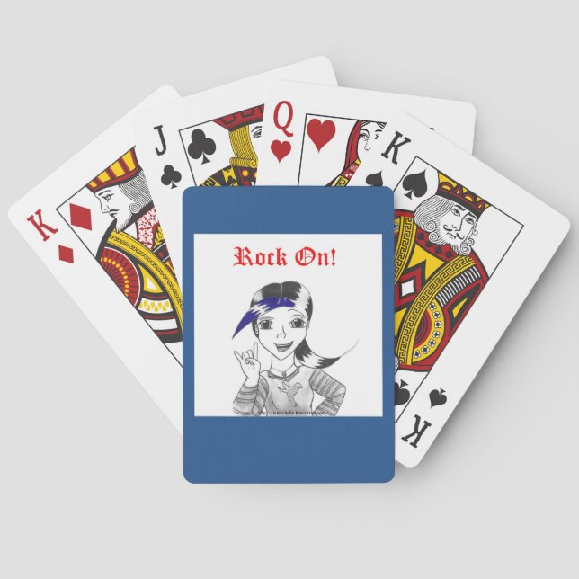 Baralho Rock On! Deck of Cards (Verso)