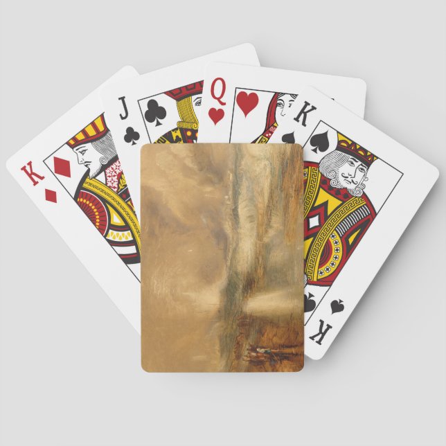 Baralho Rockets e luzes azuis, 1855 (chromolitho) (Verso)