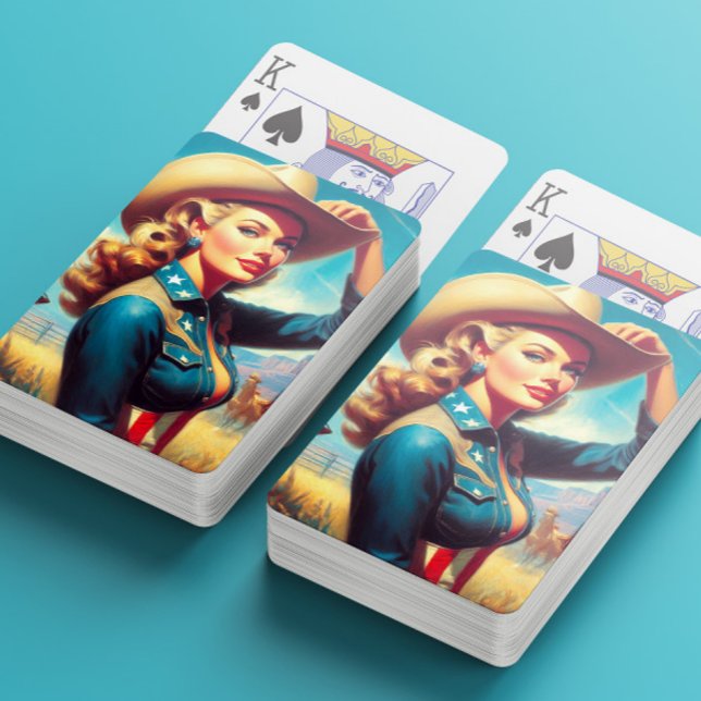Baralho Rodeio Vintage Pin-up (Criador carregado)