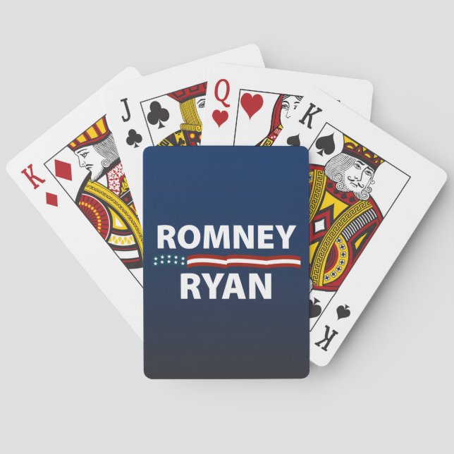 Baralho Romney Ryan Stars and Stripes (Verso)