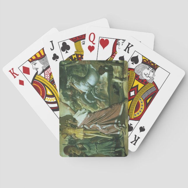 Baralho Romulus, conquistador de Acron, levando sua bootad (Verso)