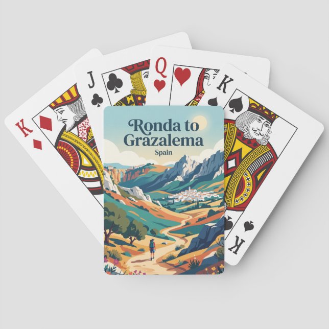 Baralho Ronda para Grazalema Espanha (Verso)