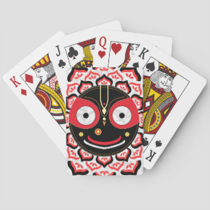 Baralho Rosto do Senhor Jagannath Chakra Divindade Hindu