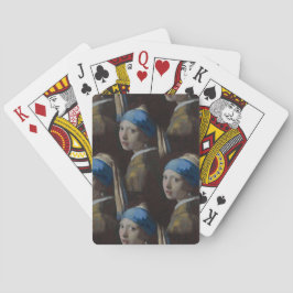 Baralho Rostos Clássicos de Réplica de Rapariga com Ouvido