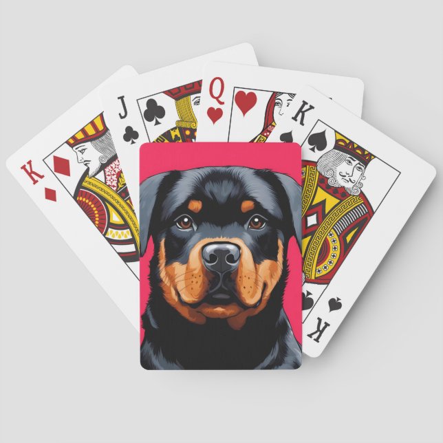Baralho Rottweiler (Verso)