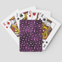 Roxo Ombre & Preto Glam Glitter Manchas de Leopard