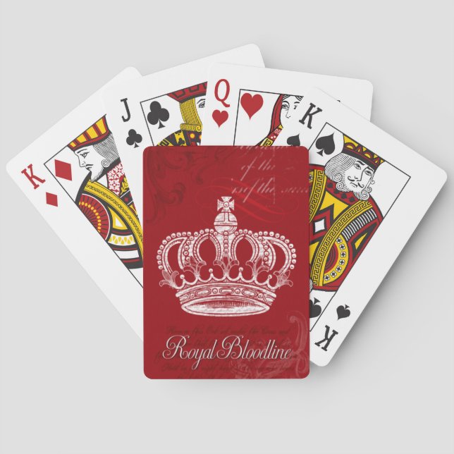 Baralho Royal Bloodline - Vermelho (Verso)