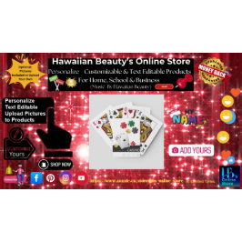 Baralho Royal Flush Classic Play Cards White Background