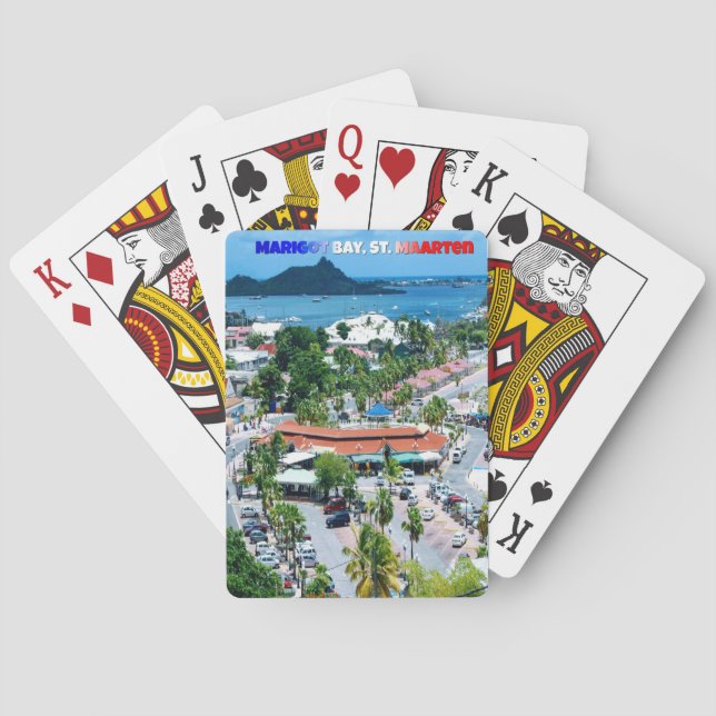 Baralho Rua. Maarten - Marigot Bay (Verso)