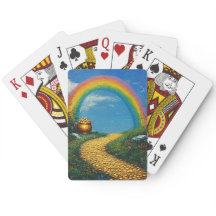 Rua. Patrick Day Rainbow & Pote of Dourado