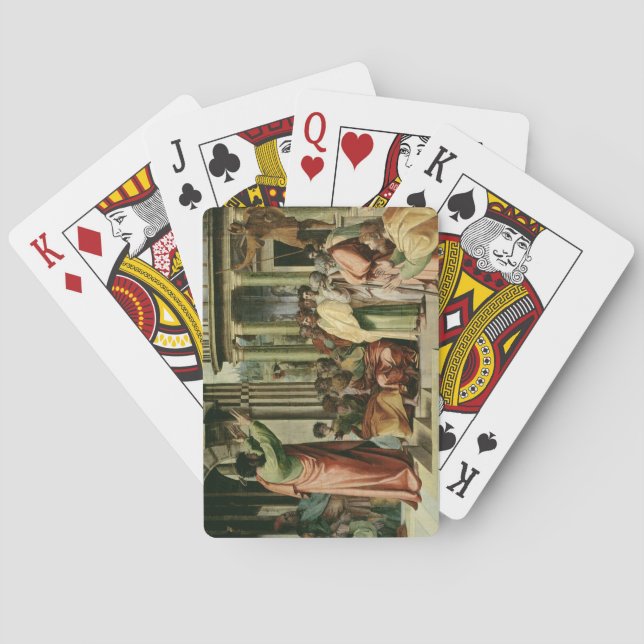 Baralho Rua. Paul Pregando em Atenas (desenho animado para (Verso)