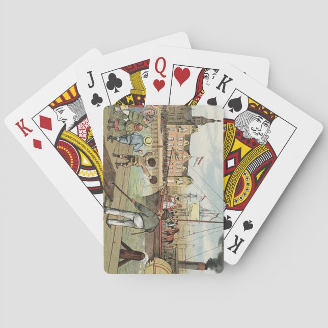 Baralho Rua Vintage. Cartões de Sinterklaas Holandeses (Verso)