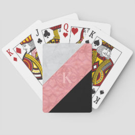 Baralho Ruddy Pink Batik E Cinza Watercolor Letra