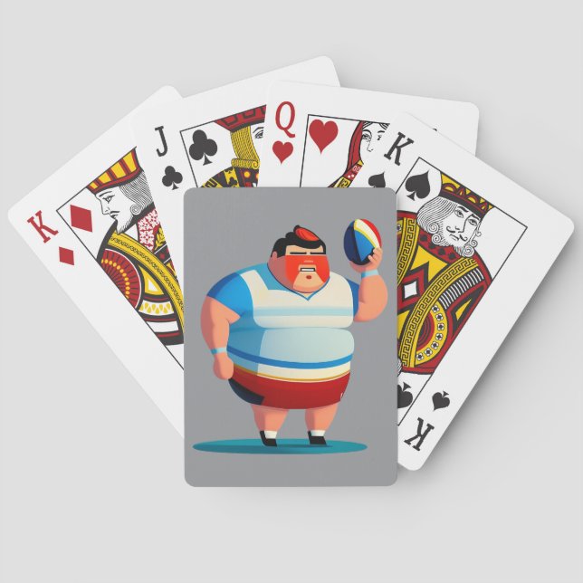 Baralho Rugby Player - Playing Cards (Verso)