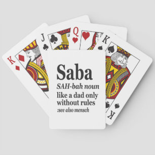 Baralho Saba Hebrew Vovô Definição Judaica Hanukkah Gif
