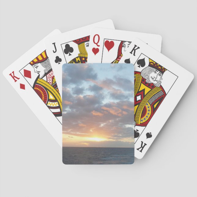 Baralho Salto do Sol no Mar I Pastel Mar (Verso)