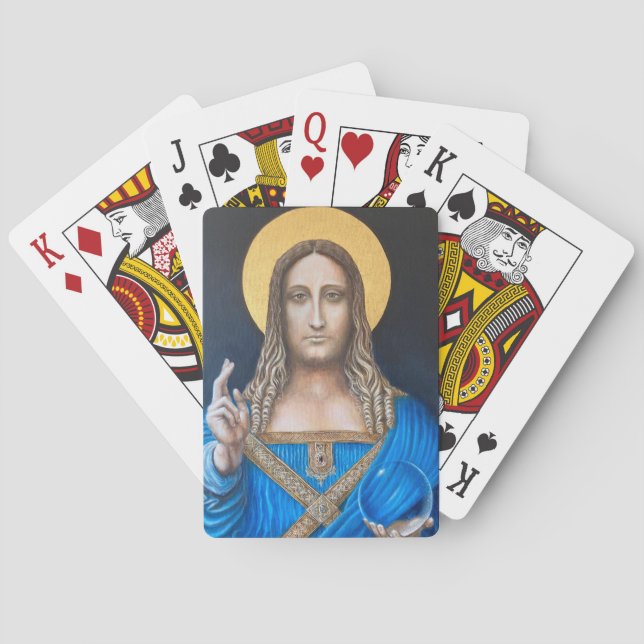Baralho Salvator Mundi (Verso)