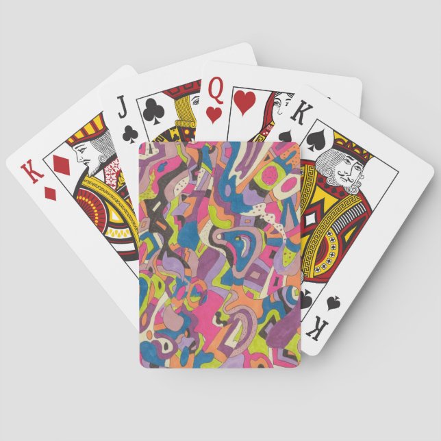Baralho "Samba" Abstrato Art (Verso)