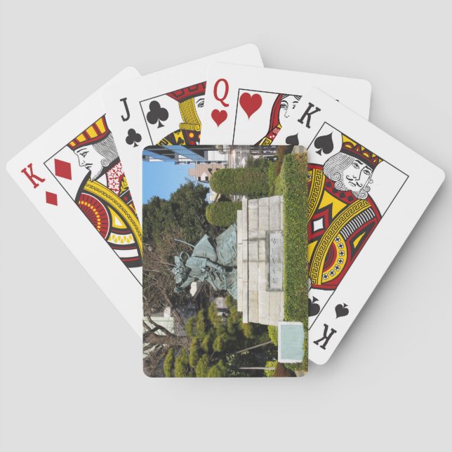 Baralho Samurai Kamakura Gongoro Kagemasa Status Kabuki (Verso)