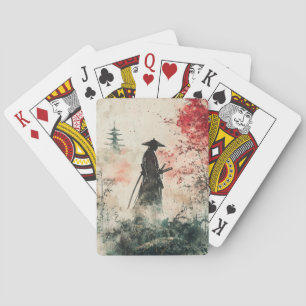 Baralho Samurai Silencioso Floresta Carmesim (1)