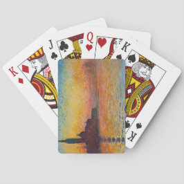 Baralho San Giorgio Maggiore em Dusk (por Claude Monet)