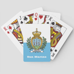 Baralho San Marino Flag Games, São Marino Play Cards
