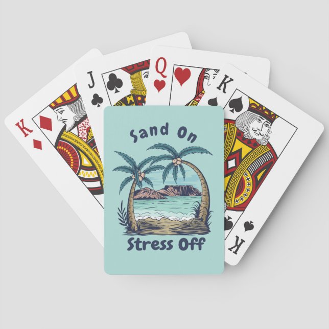 Baralho Sand-On, Stress-Off (Verso)