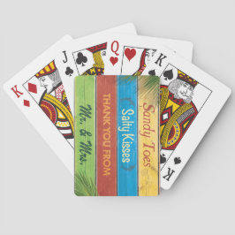 Baralho Sandy Toes Coloridos Pôs Salty Kisses Deck de Cart